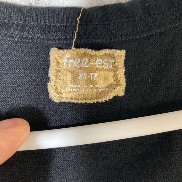 Womens Free People Free-est Cotton Drop Waist Midi Dress Black XS - Picture 6 of 8